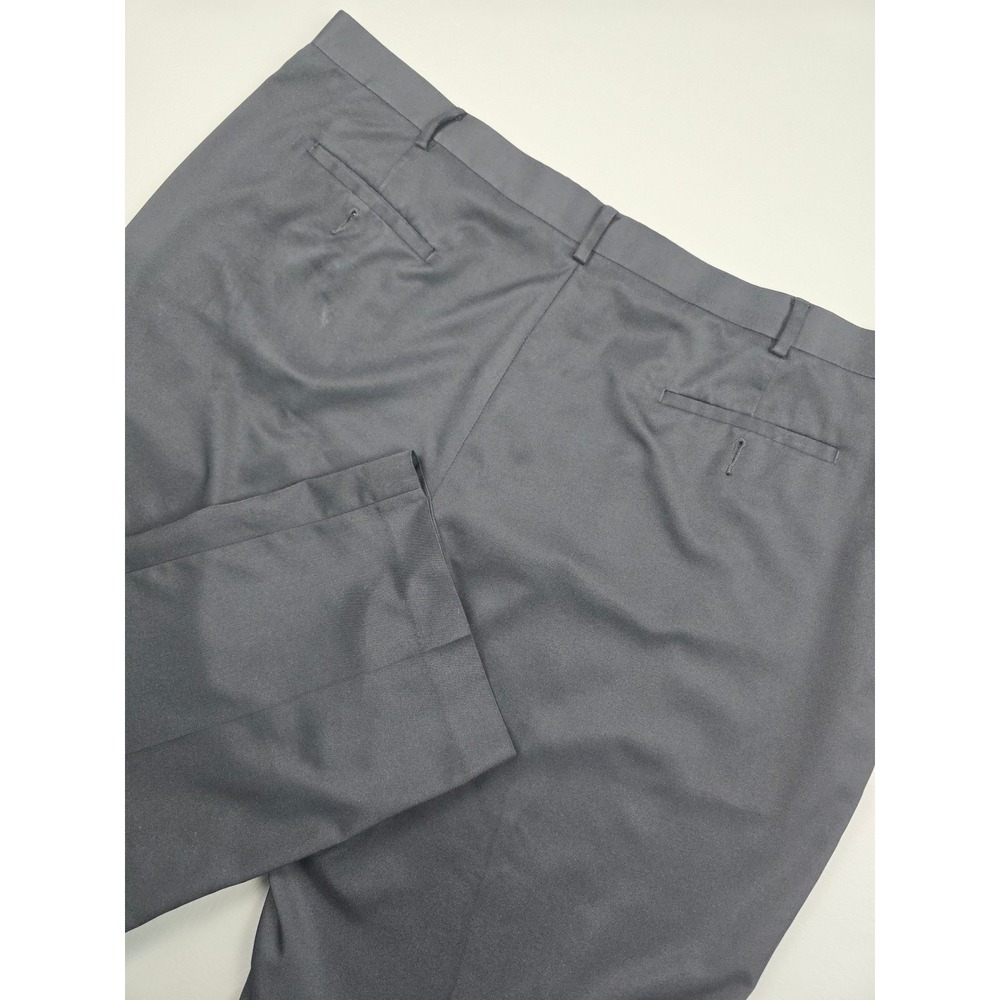 PGA Tour Mens Black Stretch Golf Pants Flat Front Straight Leg 48x30
